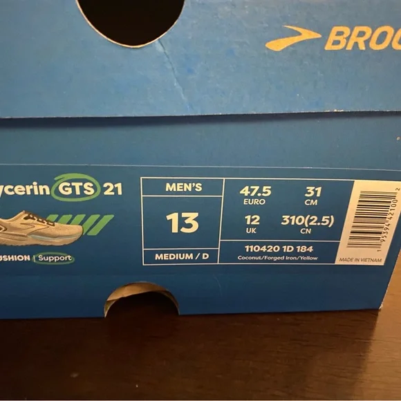 Brooks Glycerin GTS 21 sz 13 D - Picture 7 of 7
